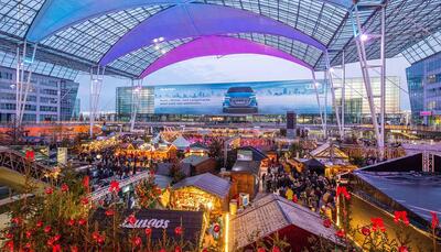 Weihnachtsmarkt Am Flughafen M Nchen